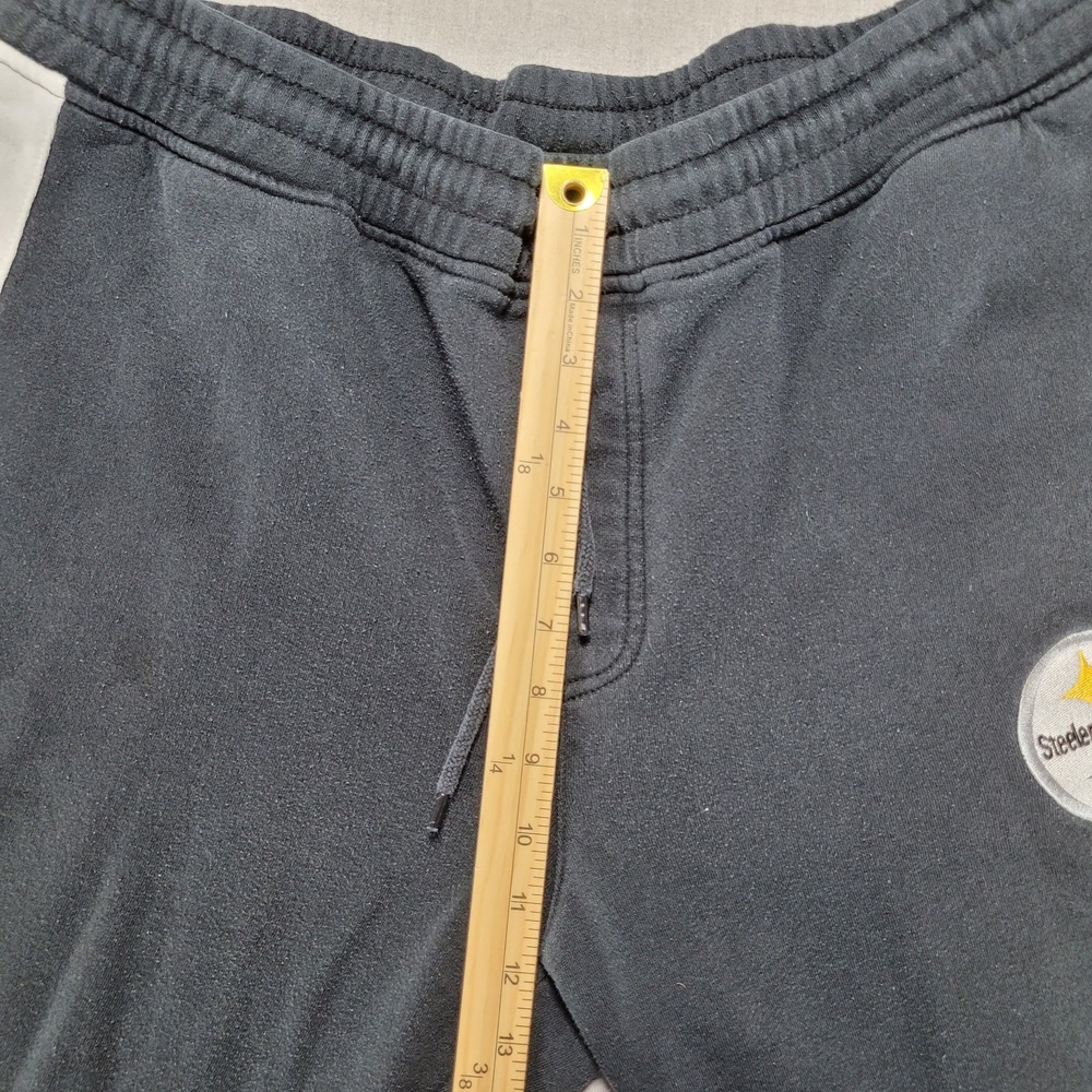 Vintage Pittsburgh Steelers Starter Sweatpants XXL 90's Fadded Black - Picture 7 of 12
